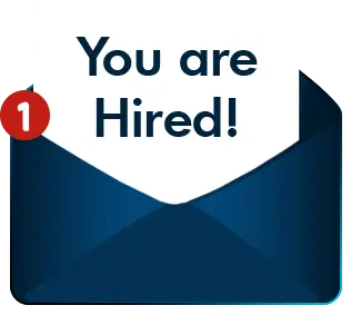 Job offer and getting hired envelope