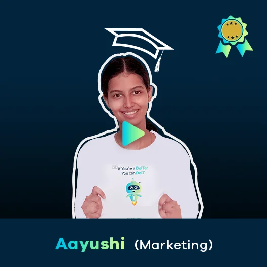 Aayushi — Marketing intern at i-SmokeStack startup internship