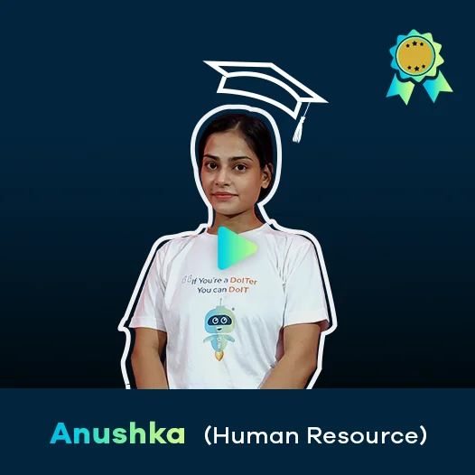 Anushka — Human Resources intern at i-SmokeStack startup internship