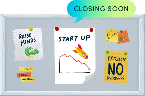 Startup founder facing business pressure and considering closing due to growth struggles